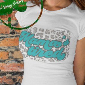 Unisex white tee w/ design